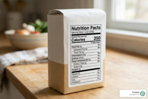 nutrition facts panel